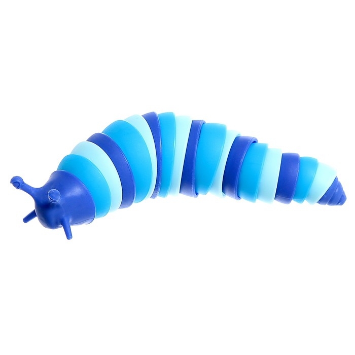 Гусеница антистресс игрушка &laquo;Весёлый слизняк&raquo;, цвета МИКС