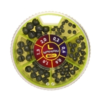 Набор грузил "ЯМАН", размер L, 60 г, 0.2-2 г Набор грузил "ЯМАН", размер L, 60 г, 0.2-2 г