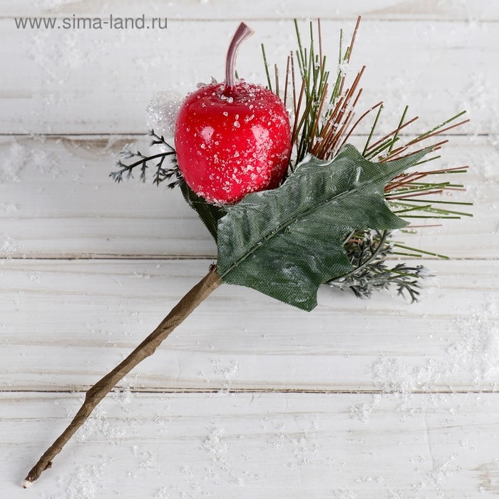 Декор Декор "Зимнее очарование" ягоды в снегу, 17 см