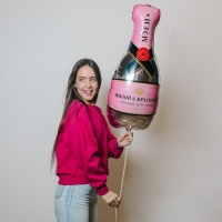 Воздушный шар фольгированный 36" «Шампанское», без подложки Воздушный шар фольгированный 36" «Шампанское», без подложки