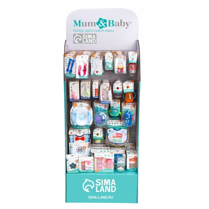 Стойка Mum&Baby, 1 полка + 30 крючков 30 см Стойка Mum&Baby, 1 полка + 30 крючков 30 см