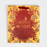 Пакет подарочный новогодний ламинированный &laquo;Жар-птица&raquo;, ML 23 х 27 х 11,5 см, Новый год