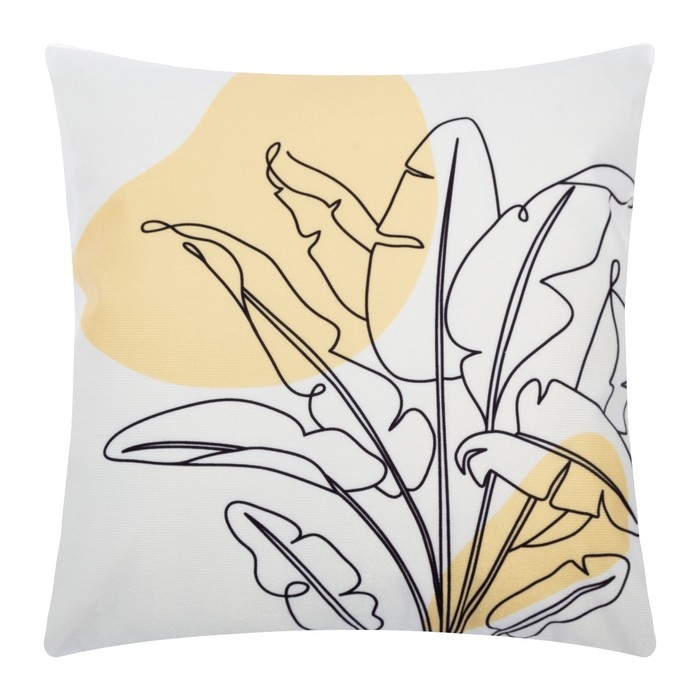 Наволочка декоративная Этель &laquo;Листья&raquo; 40х40 см, 100% п/э