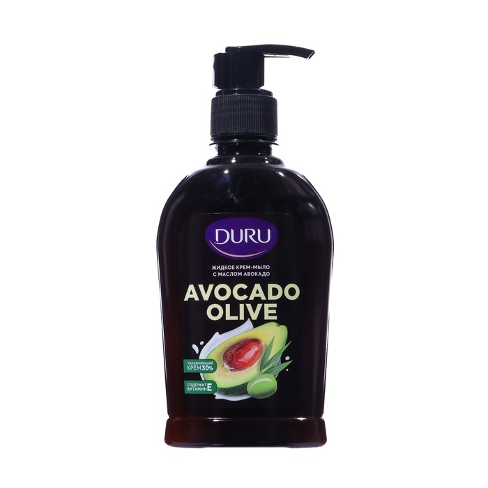 Крем-мыло жидкое DURU Avocado Olive с маслом авокадо, 300 мл Крем-мыло жидкое DURU Avocado Olive с маслом авокадо, 300 мл