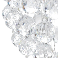 Светильник каскад "Аделисия" 7xLED хром 55х55х93см BayerLux