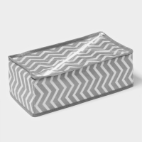 Органайзер для хранения белья &laquo;Симетро&raquo;, 8 ячеек, 29&times;14&times;10 см, цвет серый