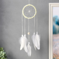 Ловец снов "Паутинка с камешком" МИКС 41х11 см Ловец снов "Паутинка с камешком" МИКС 41х11 см