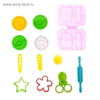 Набор для игры с пластилином &laquo;Лавка мороженого&raquo;, 4 баночки пластилина, в пакете