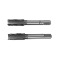 Метчики метрические ручные ТУНДРА, М14 х 2 мм, комплект из 2 шт. Метчики метрические ручные ТУНДРА, М14 х 2 мм, комплект из 2 шт.