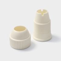 Набор кондитерский, 7 предметов: 2 мешка, 4 насадки d=2,5 см, адаптер Набор кондитерский, 7 предметов: 2 мешка, 4 насадки d=2,5 см, адаптер