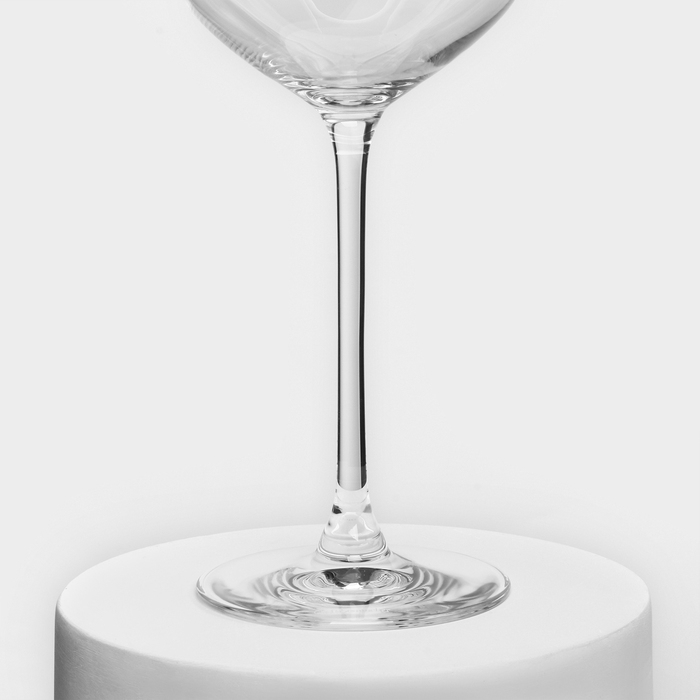 Набор бокалов для вина MACARON, 600 мл, хрустальное стекло, 6 шт