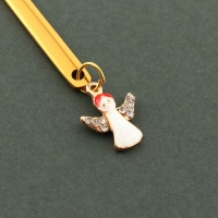 Ложка новогодняя с акриловым подвесом &laquo;Счастливого Рождества&raquo;, на Новый год, нержавеющая сталь, 2,7 х 14,8 см