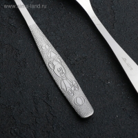 Вилка детская столовая &laquo;Непоседа&raquo;, длина 18 см, толщина 2 мм, цвет серебряный