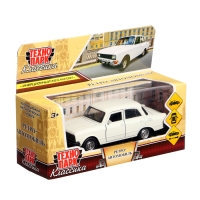 Машина металлическая &laquo;Москвич &mdash; 2140sl&raquo;, инерция, 12,5 см, белый