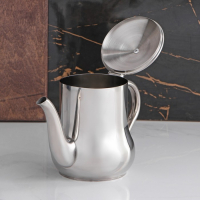 Чайник заварочный из нержавеющей стали «Султан», 0,9 л, 201 сталь, цвет хромированный Чайник заварочный из нержавеющей стали «Султан», 0,9 л, 201 сталь, цвет хромированный