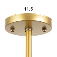 Люстра "Марси" 3хЕ27 40Вт черно-золотой 50х50х27 см BayerLux Люстра "Марси" 3хЕ27 40Вт черно-золотой 50х50х27 см BayerLux