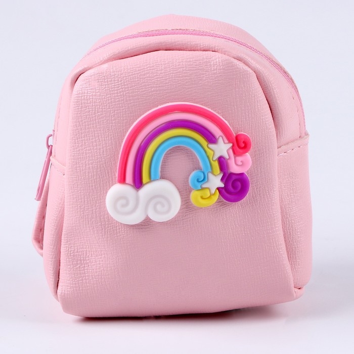 Сумка для куклы «Радуга», цвет розовый Сумка для куклы «Радуга», цвет розовый