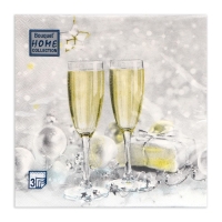 Новогодние салфетки бумажные Home Collection «Брызги шампанского», 3 слоя, 33х33 см, 20 шт Новогодние салфетки бумажные Home Collection «Брызги шампанского», 3 слоя, 33х33 см, 20 шт