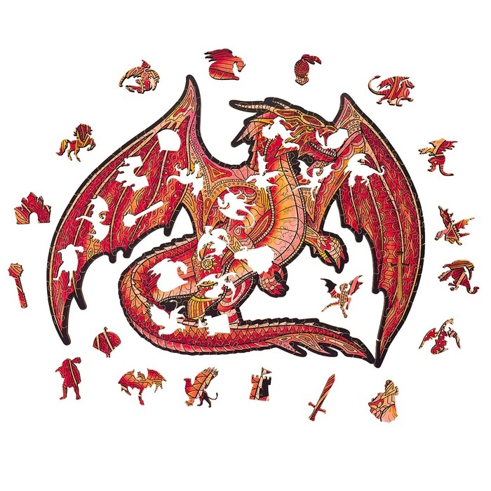 Пазл фигурный &laquo;Дракон&raquo;