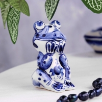 Сувенир &laquo;Лягушка мечта&raquo;, 7 см, гжель