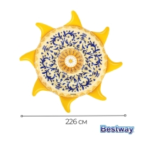 Матрас для плавания «Солнечный остров», 226 х 226 см, 43391 Матрас для плавания «Солнечный остров», 226 х 226 см, 43391