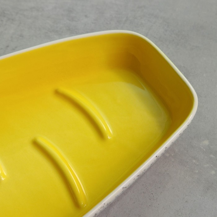 Форма для запекания керамическая «Персия», жёлтая, 1 сорт, Иран Форма для запекания керамическая «Персия», жёлтая, 1 сорт, Иран