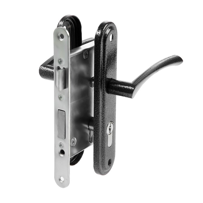 Замок врезной Замок врезной "СТАНДАРТ" ЗВ4-3.07С, с ручкой, цвет серебро