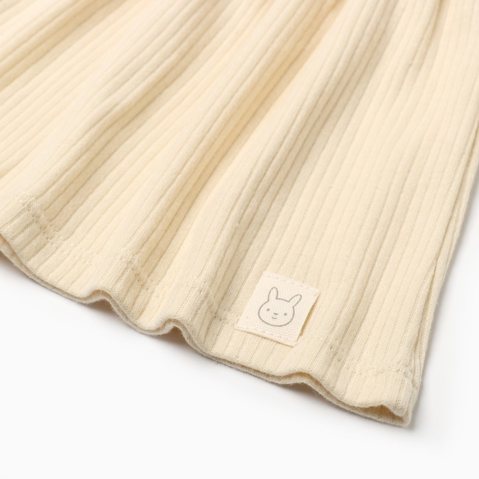 Платье и повязка Крошка, Я BASIC LINE, рост 86-92 см, бежевый