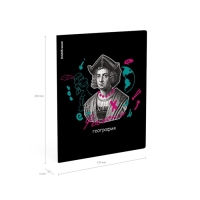 Тетрадь предметная ГЕОГРАФИЯ, 48 листов в клетку, ErichKrause Persons, пластиковая обложка, шелкография, блок офсет 100% белизна, инфо-блок Тетрадь предметная ГЕОГРАФИЯ, 48 листов в клетку, ErichKrause Persons, пластиковая обложка, шелкография, блок офсет 100% белизна, инфо-блок