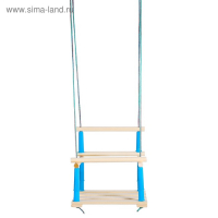 Качели подвесные, деревянные, сиденье 33&times;22см, МИКС