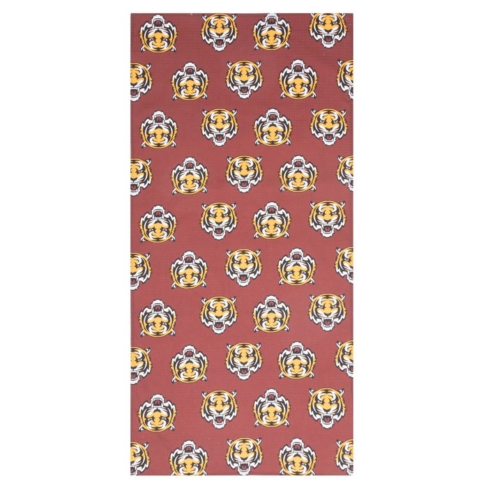 Полотенце Этель Полотенце Этель "Тигр" бордовый 70х146 см, 100% хлопок 160гр/м2