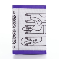 Кошелек на липучке под раскраску "Милые котята" Кошелек на липучке под раскраску "Милые котята"