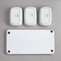 Менажница «Кармен», 3 шт: 300 мл, прямоугольная, деревянное основание, фарфор, Иран Менажница «Кармен», 3 шт: 300 мл, прямоугольная, деревянное основание, фарфор, Иран