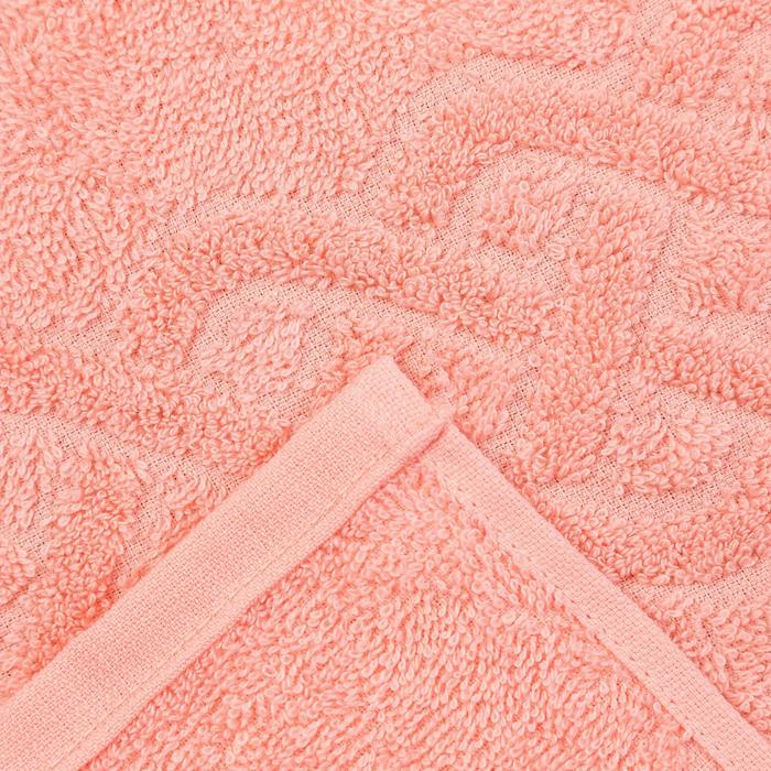 Полотенце махровое Plait 70х130 см, цвет коралл Полотенце махровое Plait 70х130 см, цвет коралл