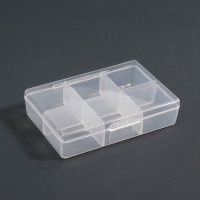 Органайзер для декора, 6 ячеек, 9 × 6 × 2 см, цвет прозрачный Органайзер для декора, 6 ячеек, 9 × 6 × 2 см, цвет прозрачный