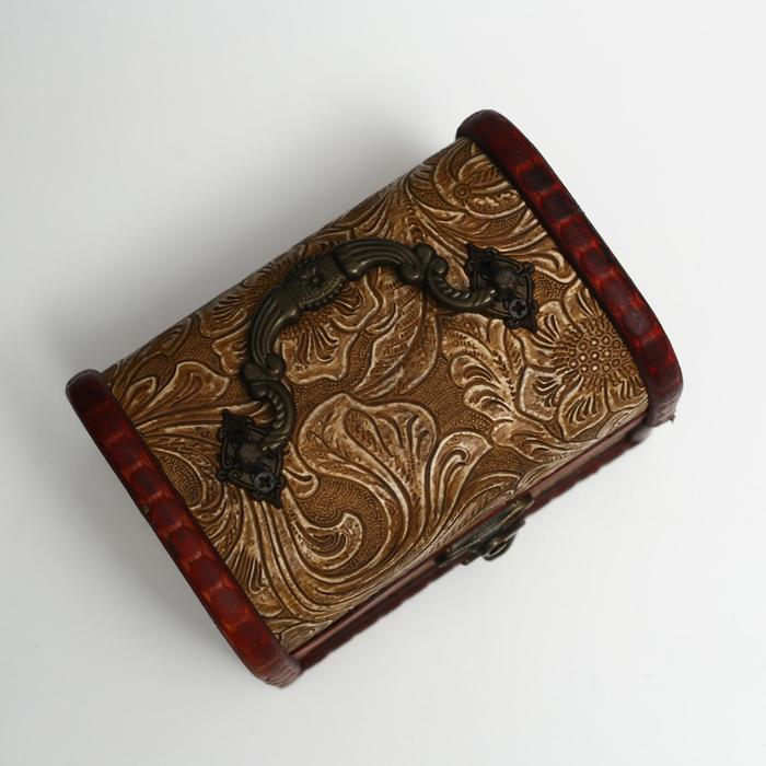 Шкатулка сундучок дерево Шкатулка сундучок дерево "Пушистые ветви" МИКС 8,5х12х8,8 см