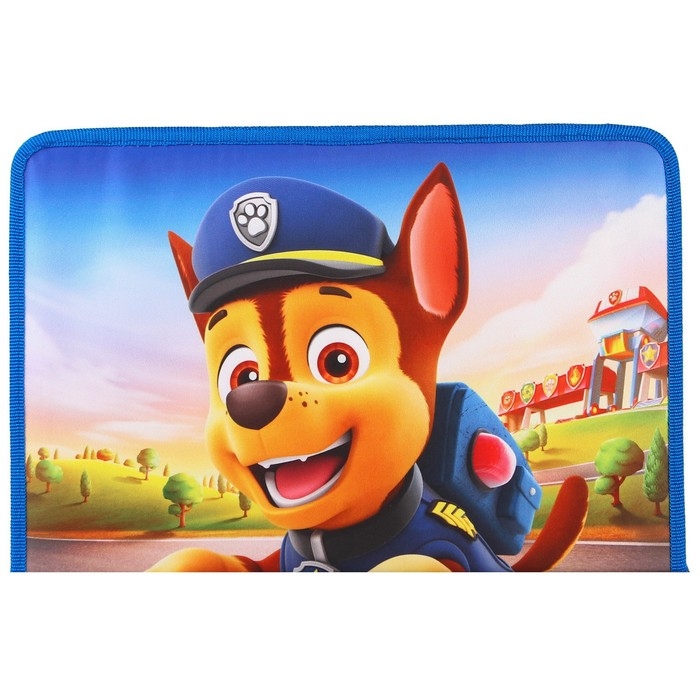 Папка для труда А4 с пеналом, на молнии, текстиль, Щенячий патруль Папка для труда А4 с пеналом, на молнии, текстиль, Щенячий патруль