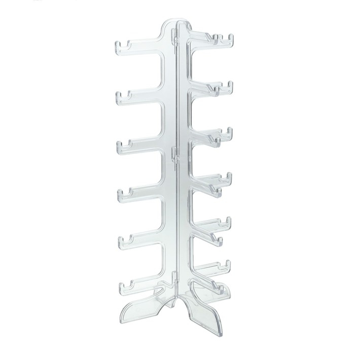 Подставка под очки 6 мест, 16&times;14,5&times;35,5, цвет прозрачный