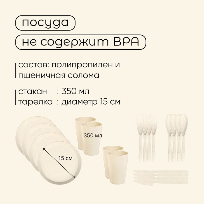 Корзина-холодильник для пикника Maclay на 4 персоны