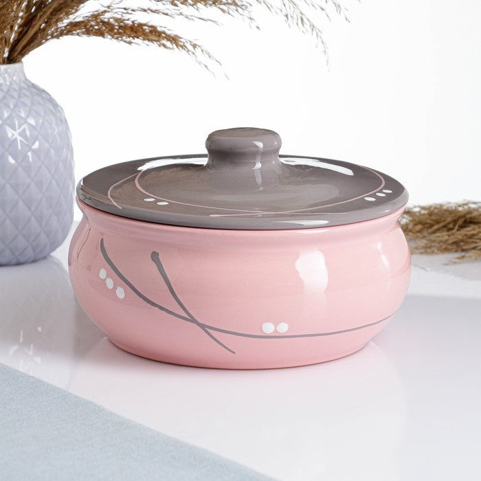 Пельменница Пельменница "Псковская" малая, 1,25л / 19х12см, зефир