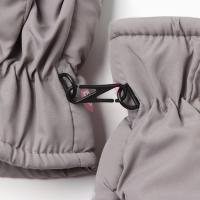 Варежки зимние детские MINAKU, цвет серый, 18см