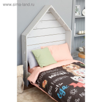 Постельное бельё 1,5 сп. Этель «Настоящая Девушка» 145×210 см, 150×210 см, 50×70 см – 1 шт, 100% хлопок Постельное бельё 1,5 сп. Этель «Настоящая Девушка» 145×210 см, 150×210 см, 50×70 см – 1 шт, 100% хлопок