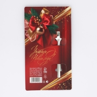 Ложка сувенирная на открытке «Новогодняя коллекция: Счастья, достатка», 3 х 14 см Ложка сувенирная на открытке «Новогодняя коллекция: Счастья, достатка», 3 х 14 см