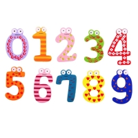 Цифры на магните, набор 10 шт., цифра: 6 &times; 4 см