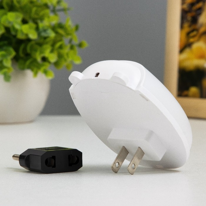 Ночник "Ушки" LED 1Вт белый 7х5х8 см RISALUX