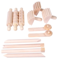 Деревянный набор инструментов для лепки, 12 шт., 19 &times; 6,5 &times; 7,5 см