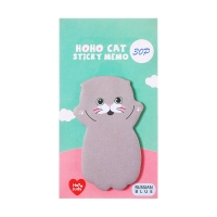 Блок для записей 35мм х 70мм 30л Серый котик Блок для записей 35мм х 70мм 30л Серый котик