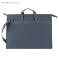 Папка для чертежей и рисунков A3, 420 х 343 х 50 мм, с ручками, пластиковая, молния сверху, 0.9 мм, "Стандарт" ПР 5, плечевой ремень, серая Папка для чертежей и рисунков A3, 420 х 343 х 50 мм, с ручками, пластиковая, молния сверху, 0.9 мм, "Стандарт" ПР 5, плечевой ремень, серая