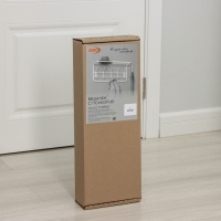 Вешалка настенная с полкой, 60&times;22&times;26,5 см, цвет белый