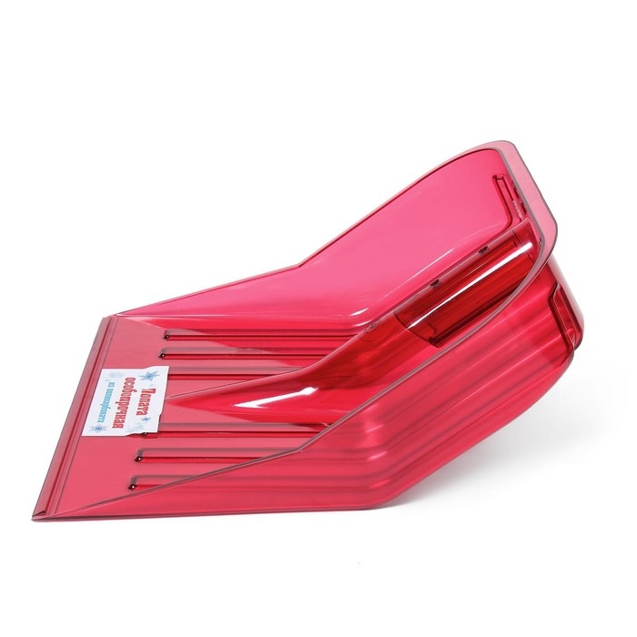 Ковш лопаты из поликарбоната, 430 &times; 420 мм, без планки, с тулейкой под черенок, красный